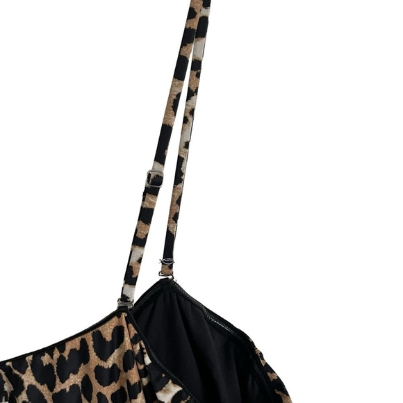 GANNI Savannah Leopard One Piece Swimsuit NWOT - Picture 5 of 12